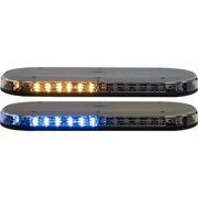 BUYERS PRODUCTS Class 1 Low Profile Oval LED Mini Light Bar  AmberBlue 8891161